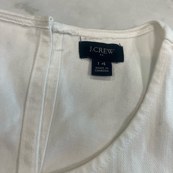 J. Crew White Sleeveless Sheath Dress for Weddings - Picture 5 of 5